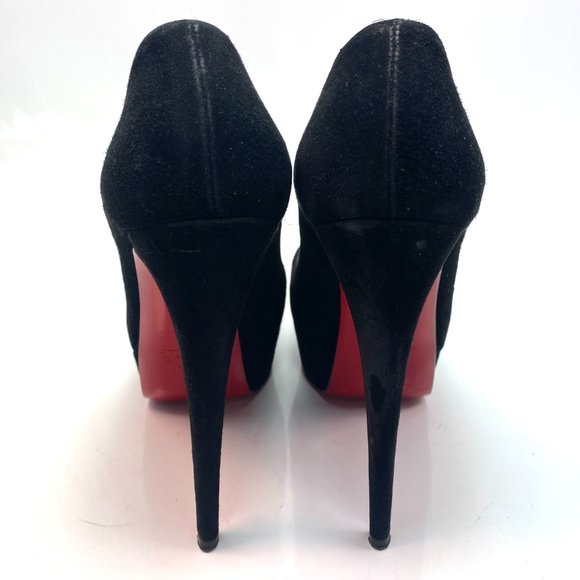 🌷❤️🔥FINAL SALE 🔥 NO OFFERS🌷💥Christian Louboutin Lady Peep 150 Heels 36 - Picture 4 of 6